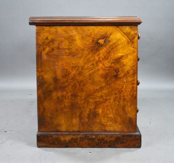 Victorian Burr Walnut Desk - Image 3