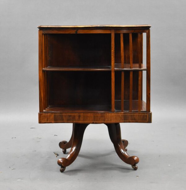 Edwardian Mahogany Revolving Bookstand - Image 3