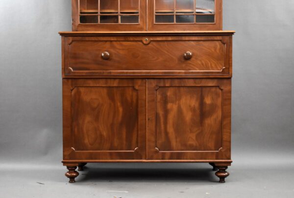 Early Victorian MahoganySecretaire Bookcase - Image 4