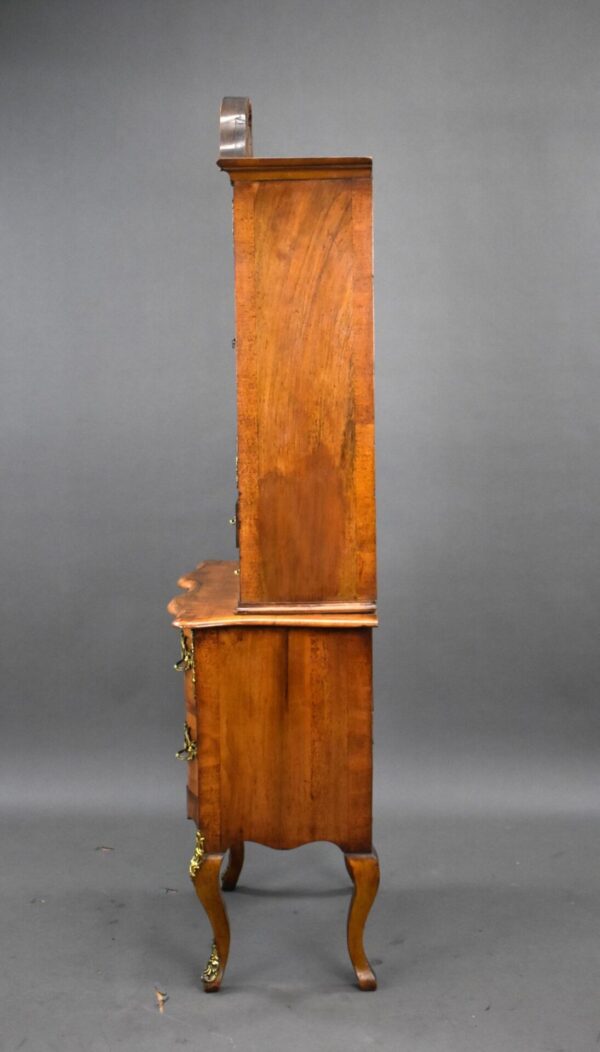 19th Century French Walnut Bonheur Du Jour - Image 4