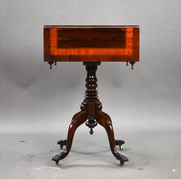 Regency Mahogany Work Table - Image 4