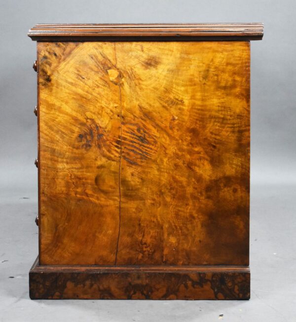 Victorian Burr Walnut Desk - Image 5