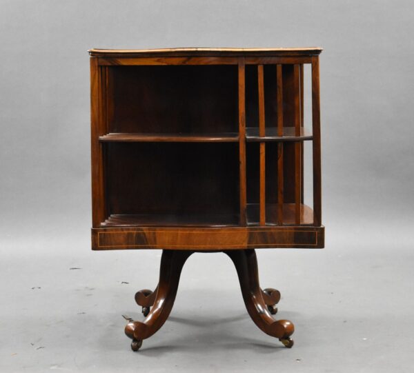 Edwardian Mahogany Revolving Bookstand - Image 5