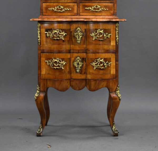 19th Century French Walnut Bonheur Du Jour - Image 6
