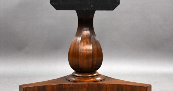 William IV Rosewood Circular Breakfast Table - Image 6