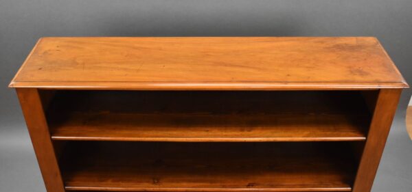 Victorian Walnut Open Bookcase - Image 7
