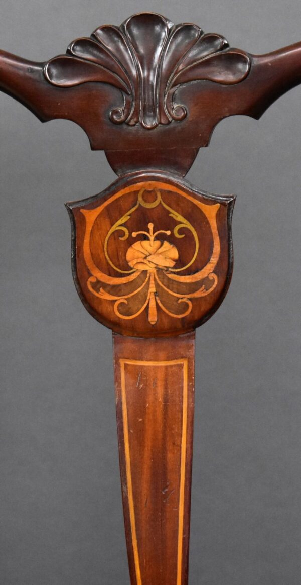 Edwardian Mahogany Chair Back Settee - Image 7