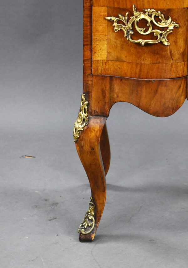 19th Century French Walnut Bonheur Du Jour - Image 8