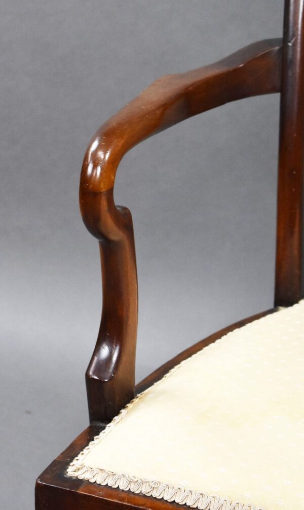 Edwardian Mahogany Chair Back Settee - Image 8