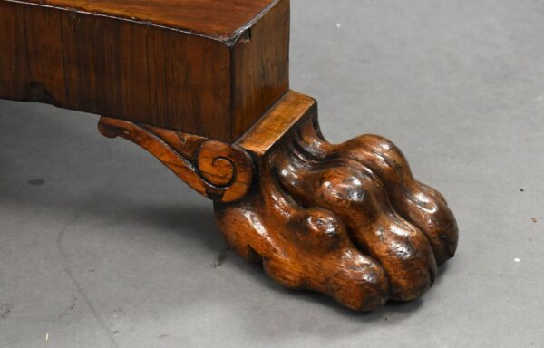 William IV Rosewood Circular Breakfast Table - Image 8