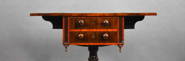 Regency Mahogany Work Table - Image 8