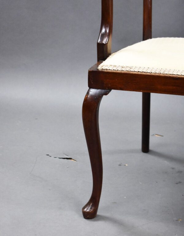 Edwardian Mahogany Chair Back Settee - Image 9