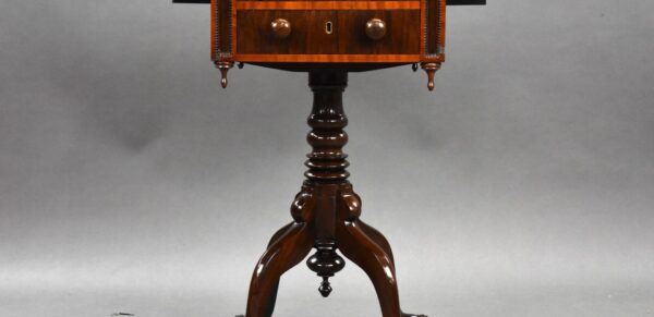 Regency Mahogany Work Table - Image 9