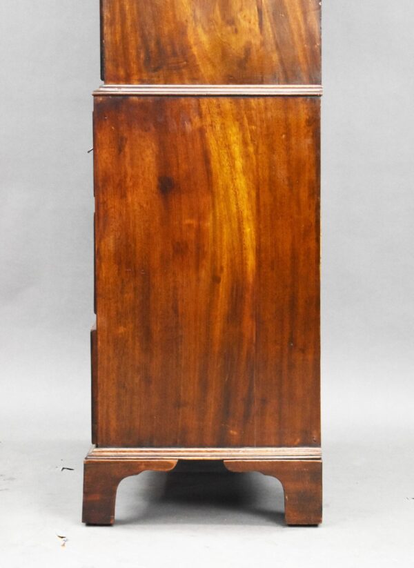 Antique Figured Walnut Chest on Chest - Image 10