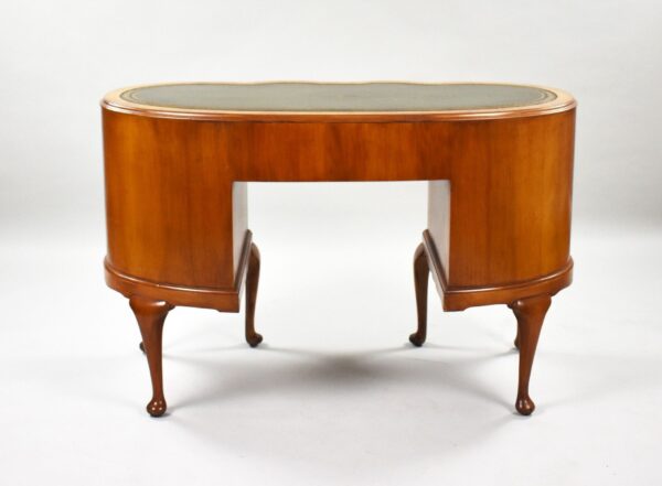 1920s Walnut Kidney Shaped Desk - Image 11