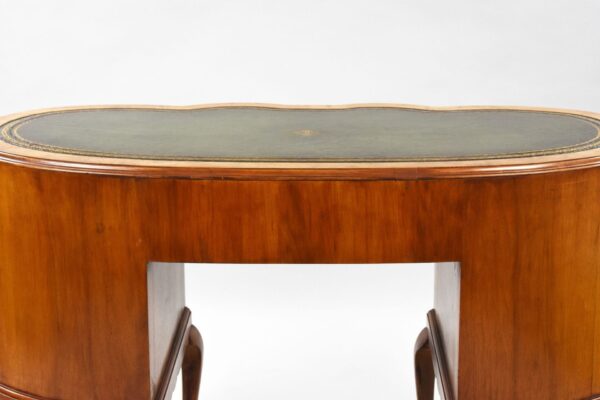 1920s Walnut Kidney Shaped Desk - Image 13