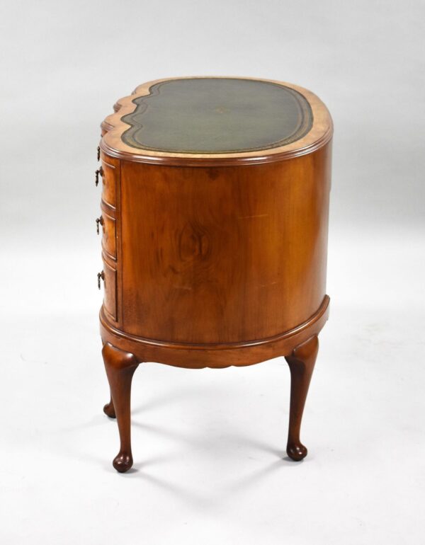 1920s Walnut Kidney Shaped Desk - Image 15