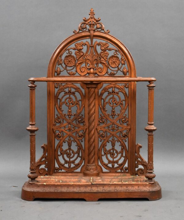 Victorian Cast Iron Stick Stand by Falkirk Foundry (c.1880) - Image 2