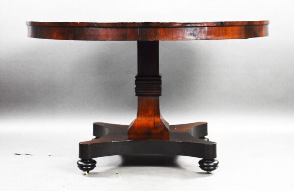 William IV Rosewood Circular Breakfast Table - Image 4