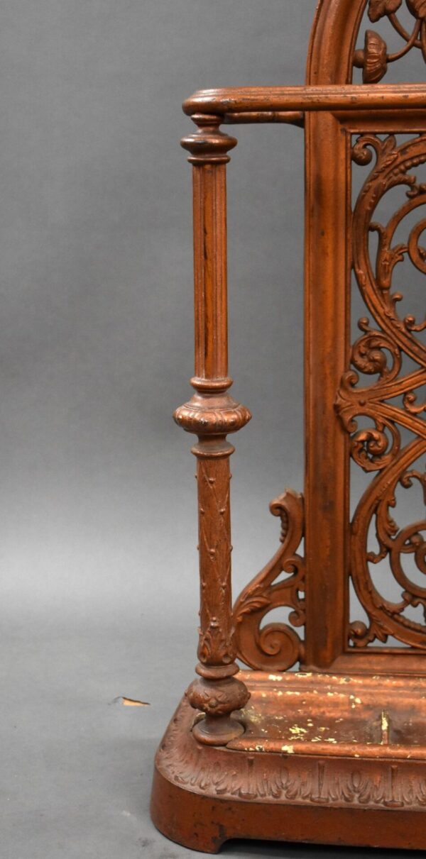 Victorian Cast Iron Stick Stand by Falkirk Foundry (c.1880) - Image 4