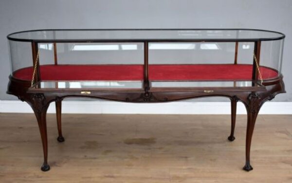 Victorian Mahogany Shop Display Cabinet - Image 4