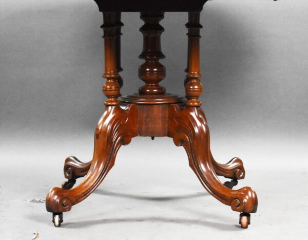 Victorian Mahogany Circular Breakfast Table - Image 5