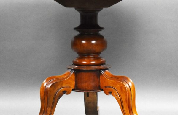 Victorian Mahogany Circular Breakfast Table - Image 5