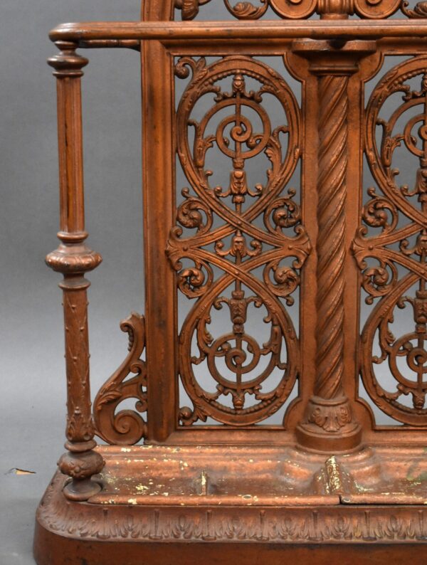 Victorian Cast Iron Stick Stand by Falkirk Foundry (c.1880) - Image 5