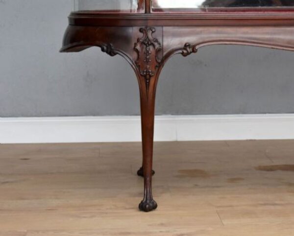 Victorian Mahogany Shop Display Cabinet - Image 5