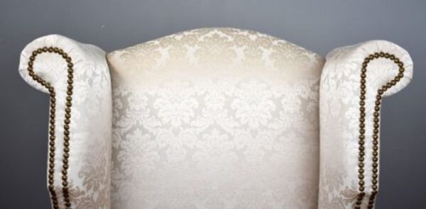 19th Century Carolean Style Wing Back Armchair - Image 6