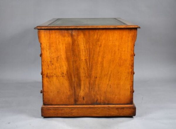 Victorian Oak Desk - Image 6