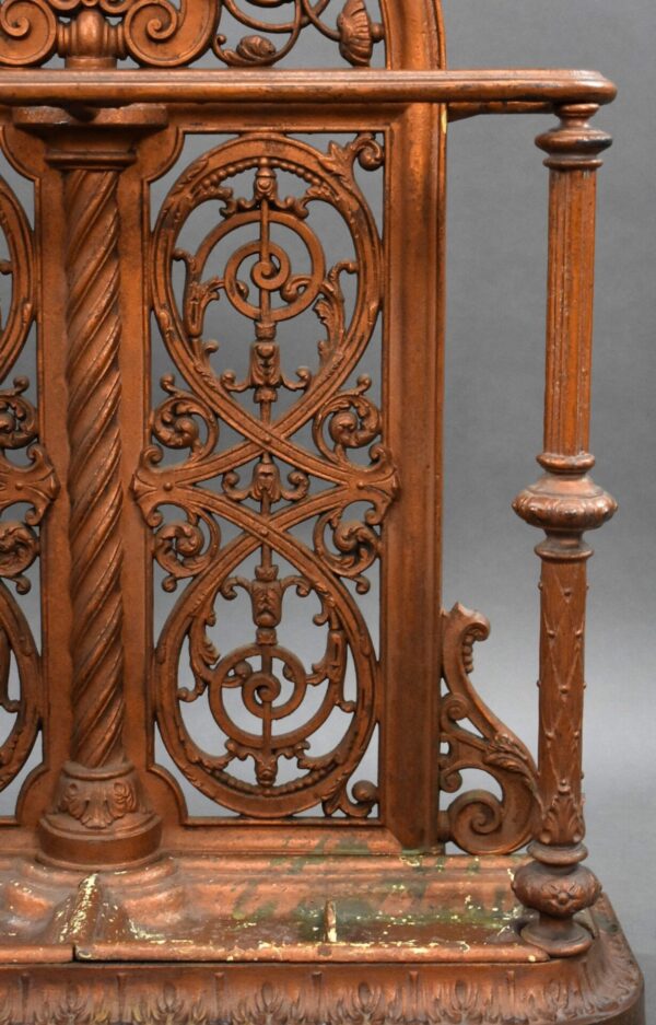 Victorian Cast Iron Stick Stand by Falkirk Foundry (c.1880) - Image 7