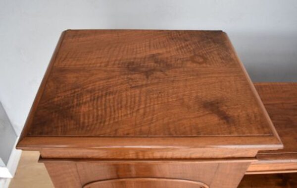 Victorian Walnut Open Bookcase - Image 8