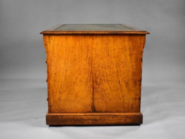 Victorian Oak Desk - Image 8