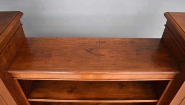 Victorian Walnut Open Bookcase - Image 9