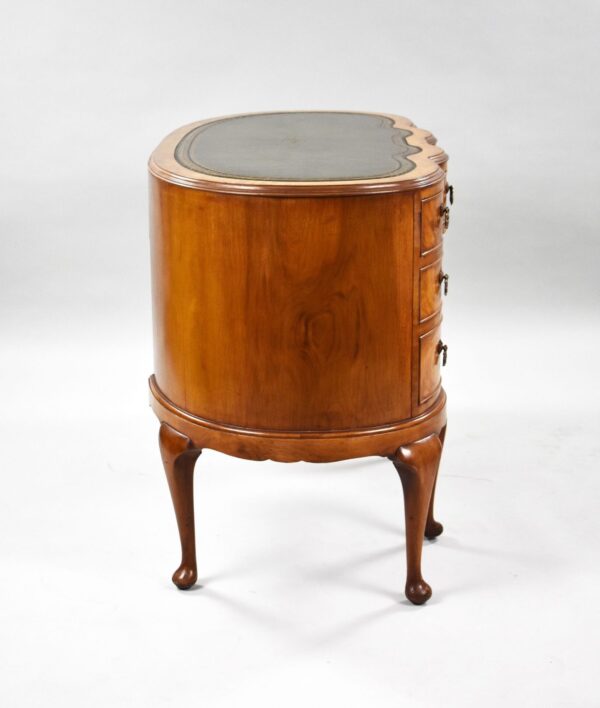 1920s Walnut Kidney Shaped Desk - Image 10